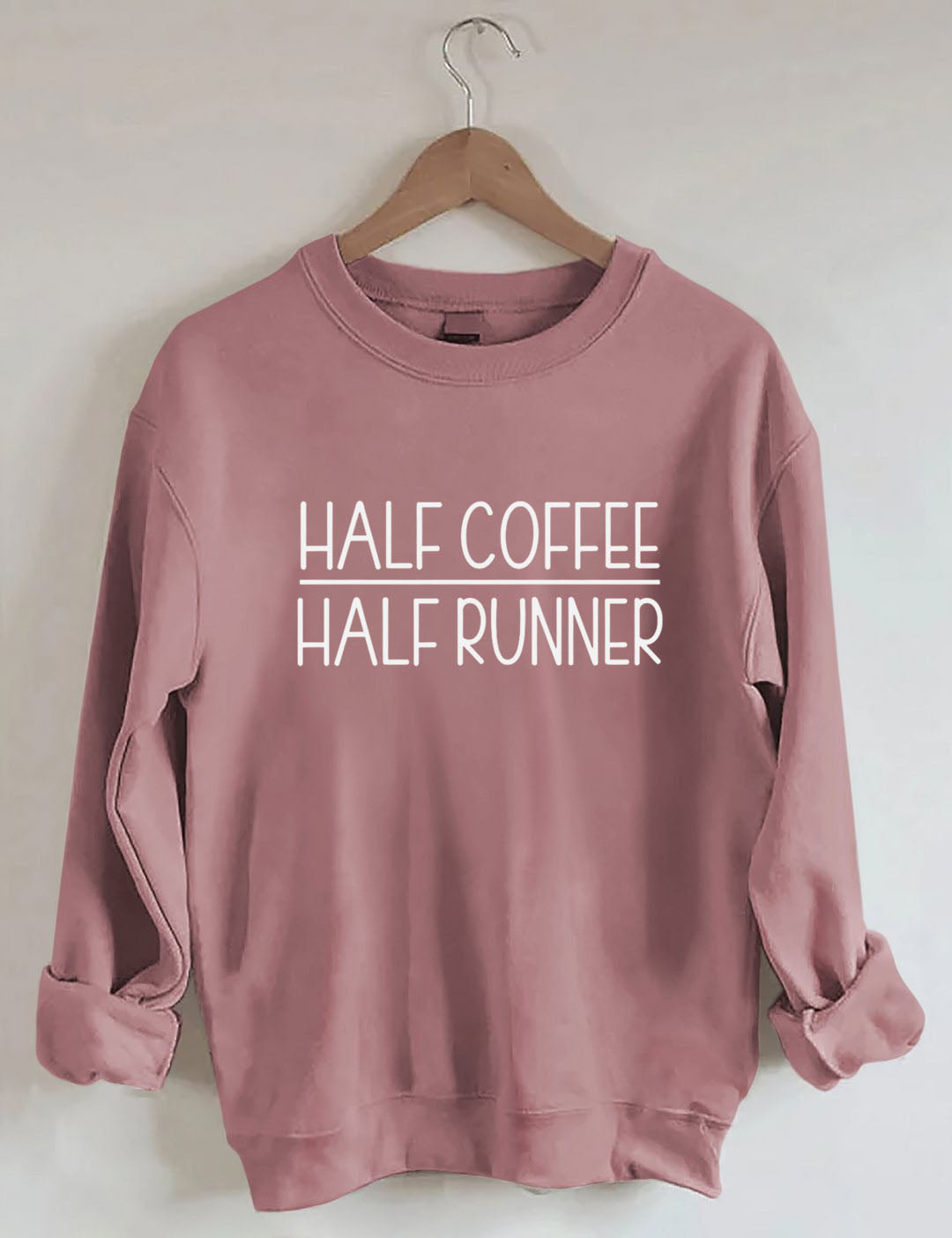 Half Coffee Half Runner Sweatshirt