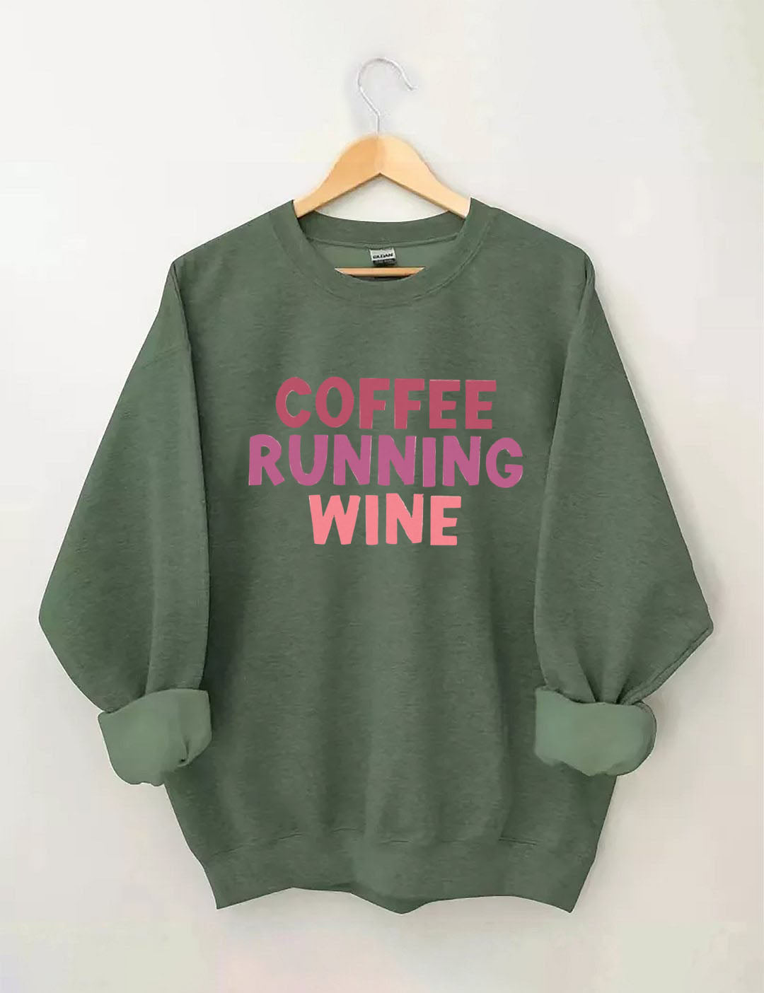 Coffee.Running.Wine Sweatshirt