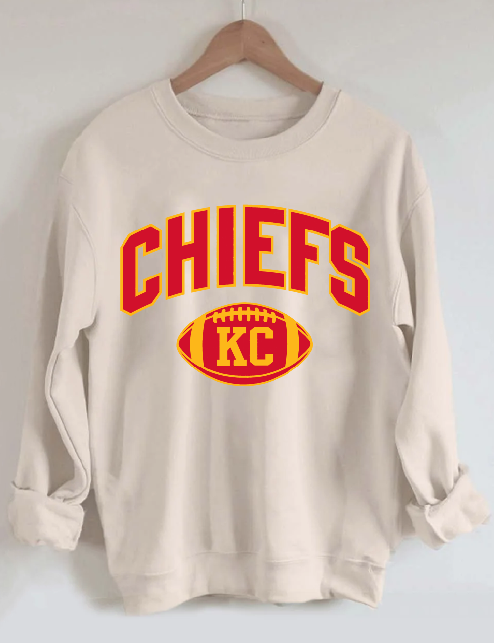 Retro Chiefs Football Sweatshirt