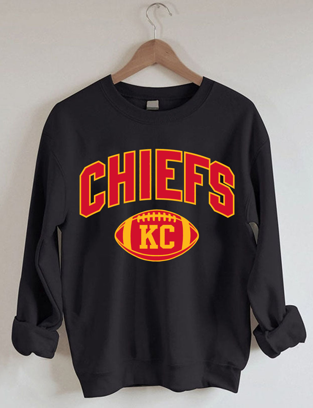 Retro Chiefs Football Sweatshirt