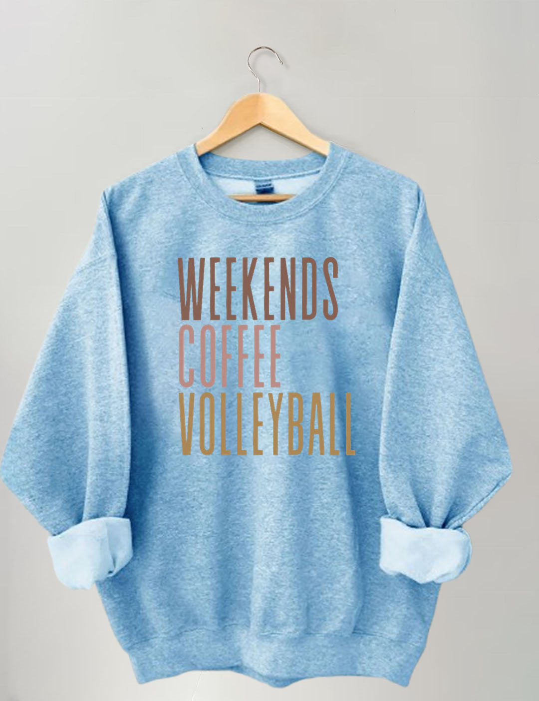 Weekend Coffee Volleyball Sweatshirt