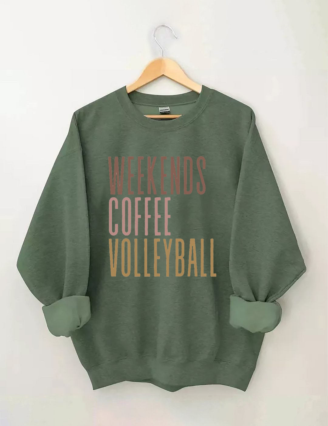 Weekend Coffee Volleyball Sweatshirt