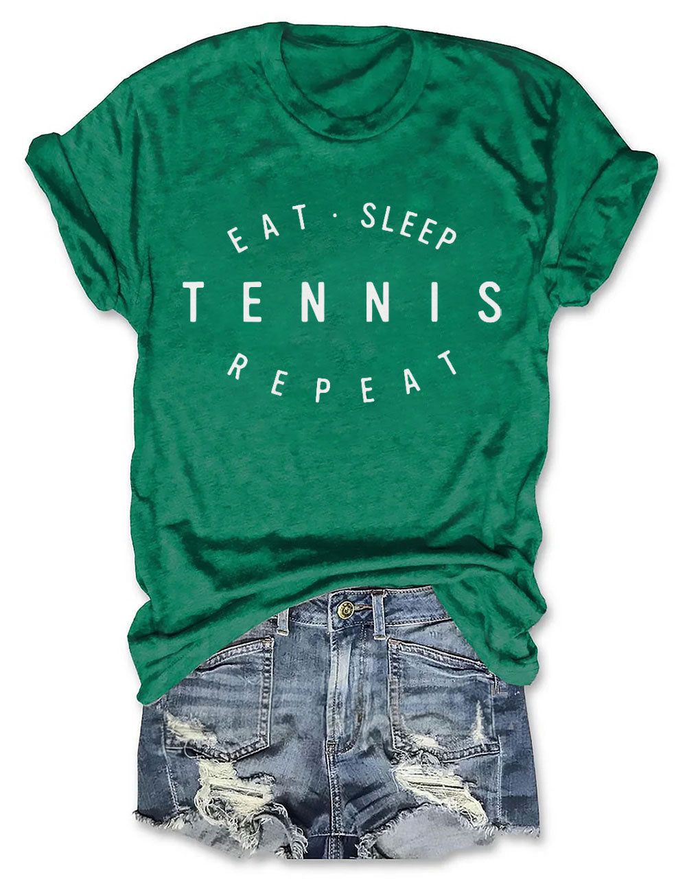 Eat Sleep Tennis Repeat T Shirt