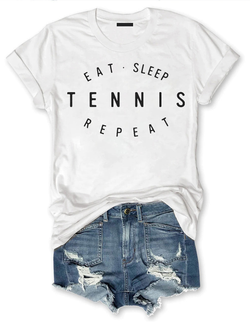 Eat Sleep Tennis Repeat T Shirt