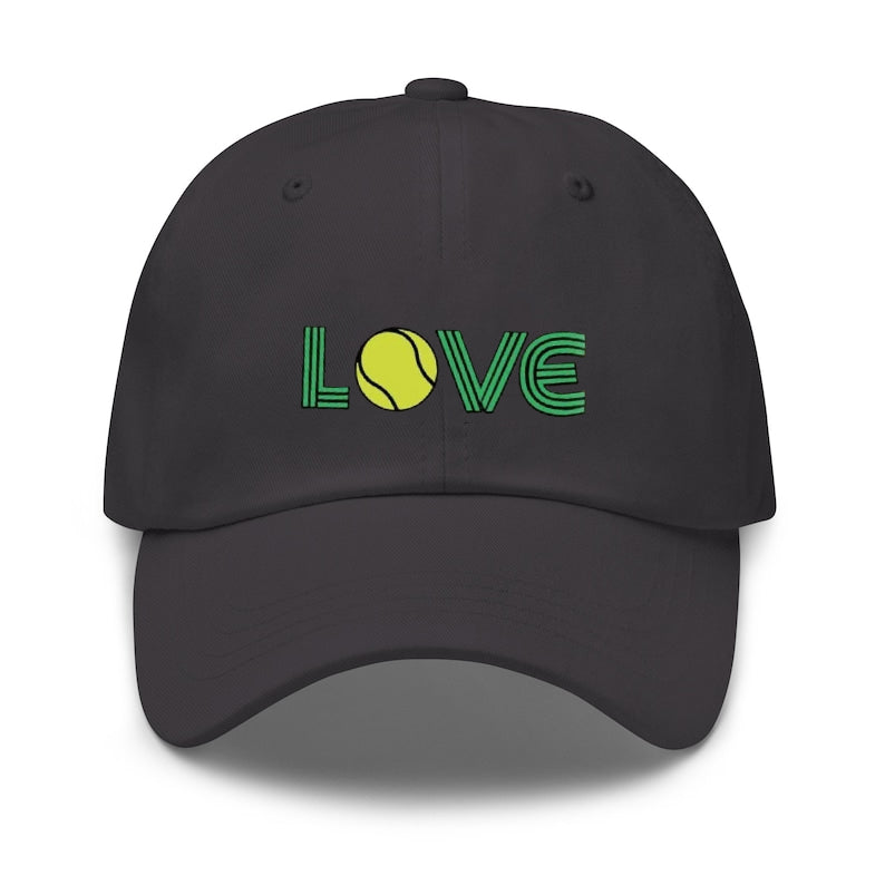 Love Tennis Baseball Hat