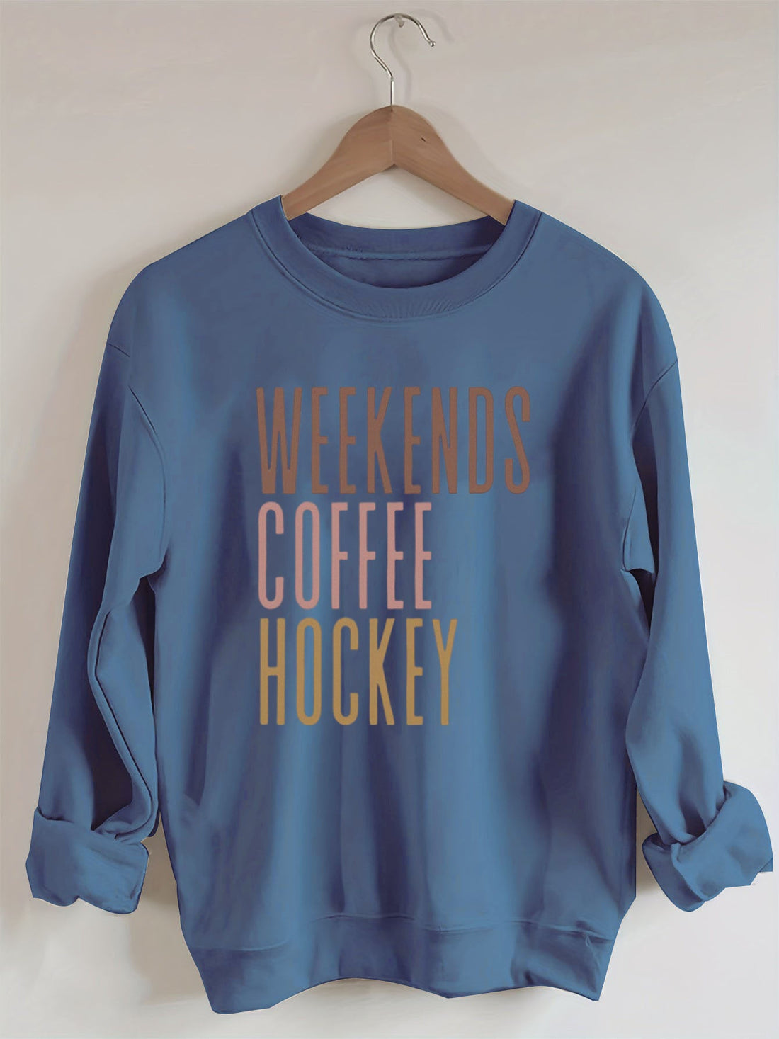 Weekends Coffee Hockey Sweatshirt
