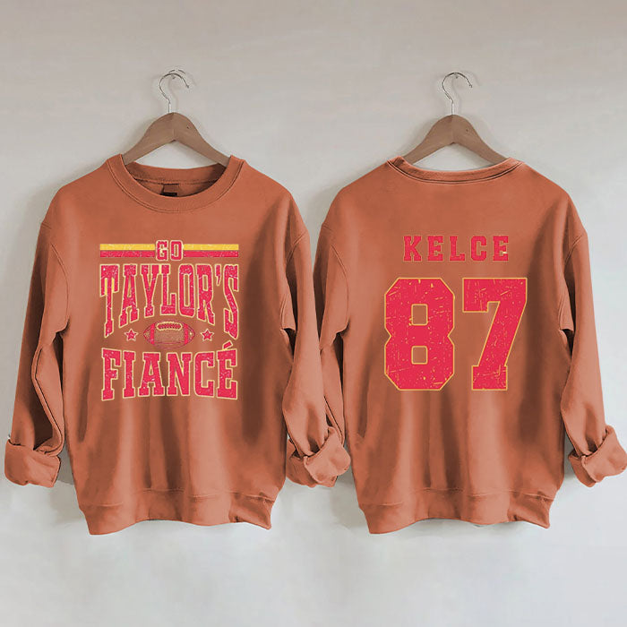 Go Taylor's Boyfriend  Football Sweatshirt,Taylor and Travis,Chiefs Karma