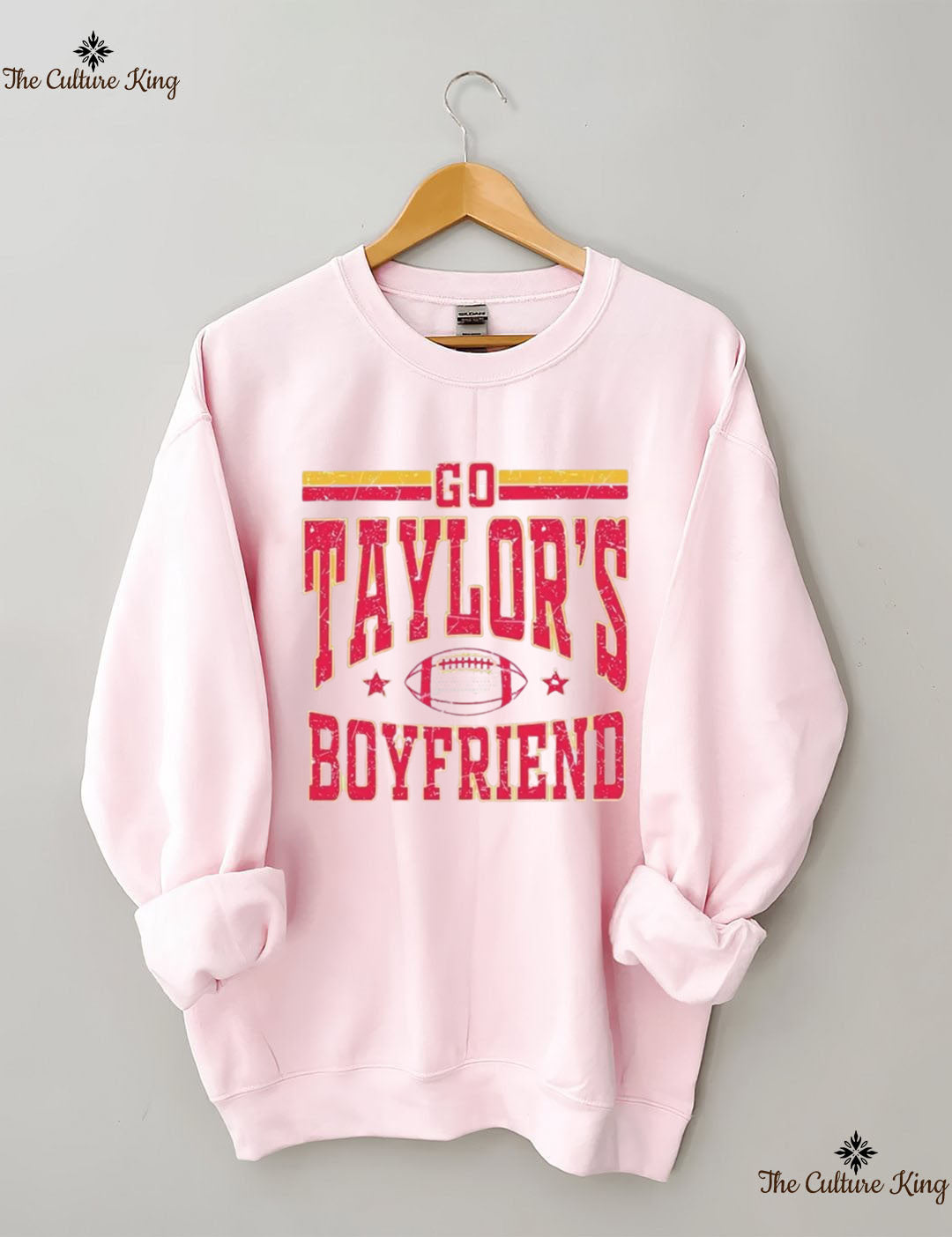 Go Taylors Boyfriend Football Sweatshirt