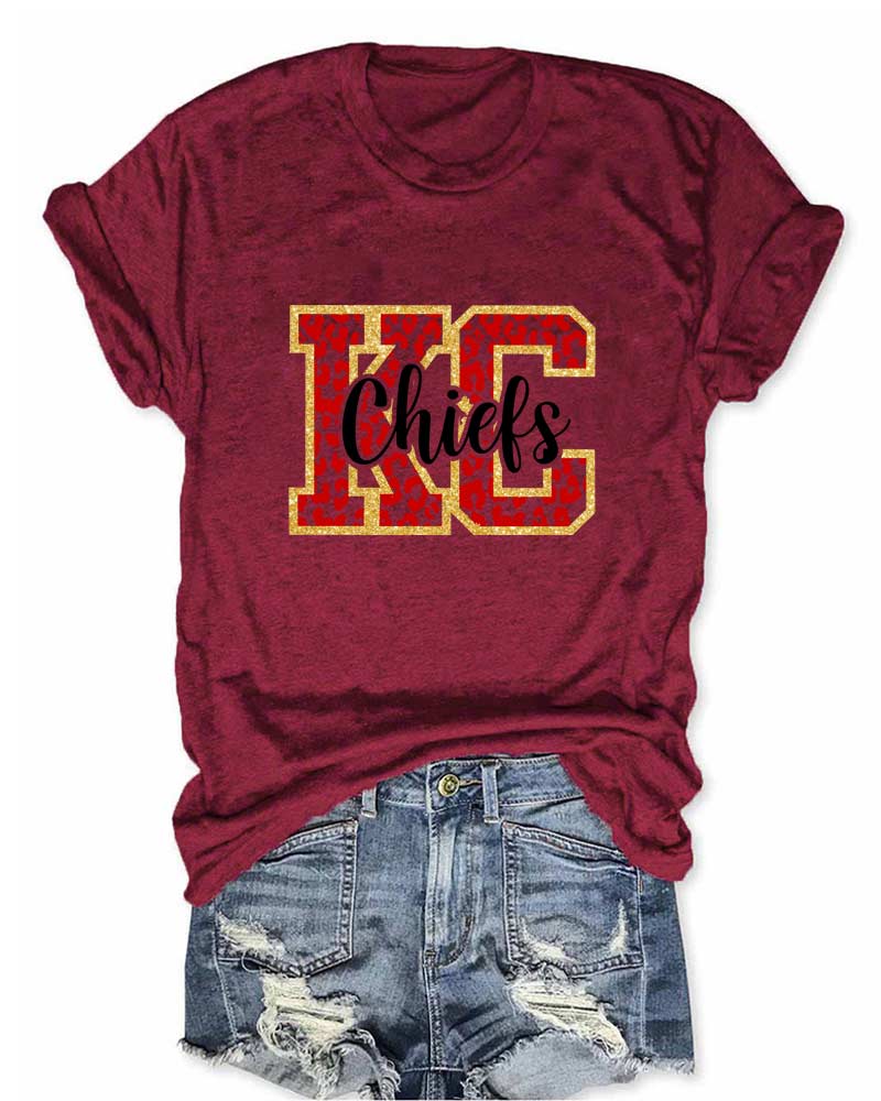 KC Chiefs Football T-Shirt