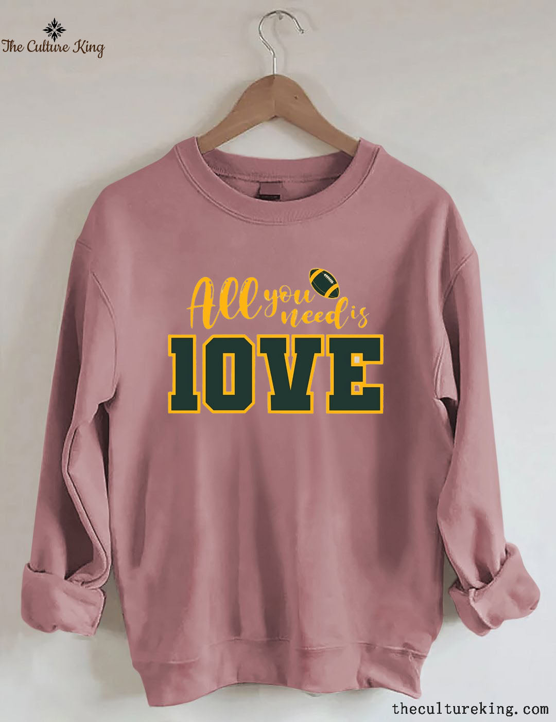 All You Need is Love Football Sweatshirt