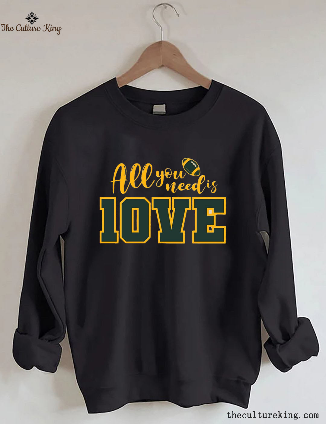 All You Need is Love Football Sweatshirt