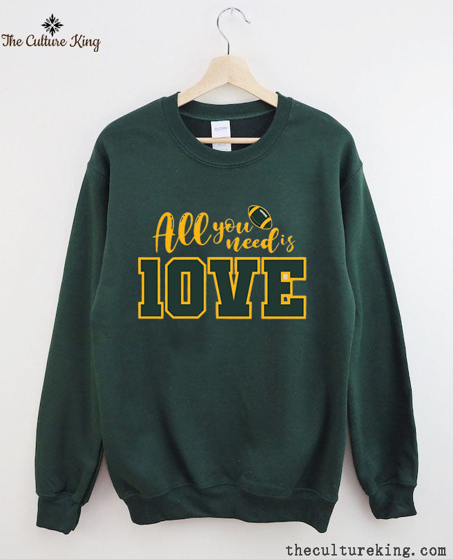 All You Need is Love Football Sweatshirt