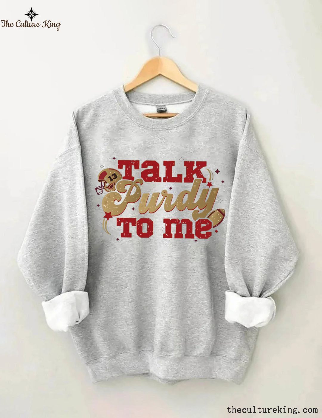 Talk Purdy To Me Football Sweatshirt