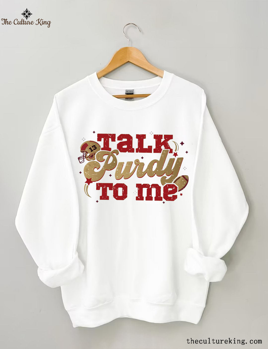 Talk Purdy To Me Football Sweatshirt