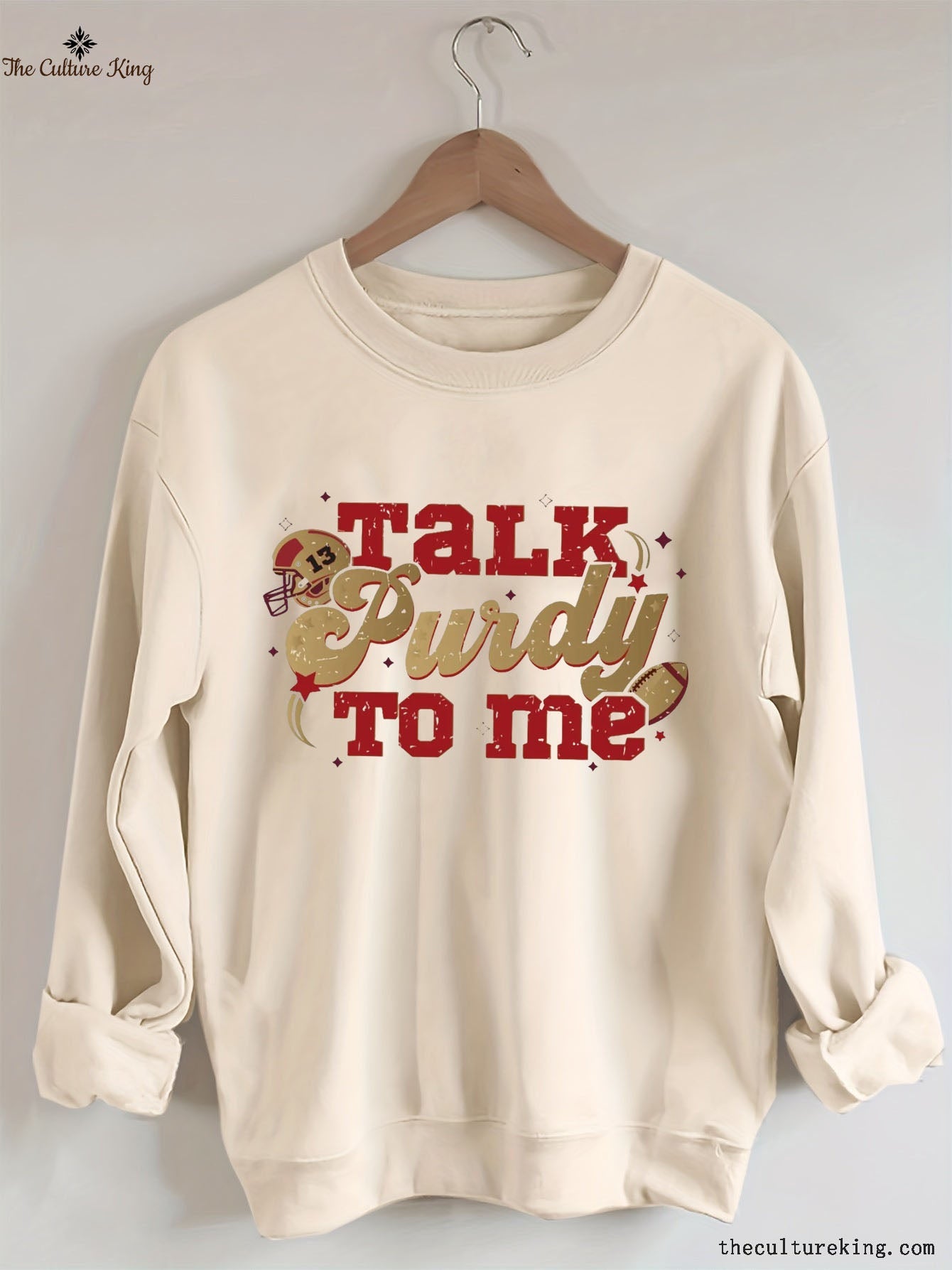 Talk Purdy To Me Football Sweatshirt