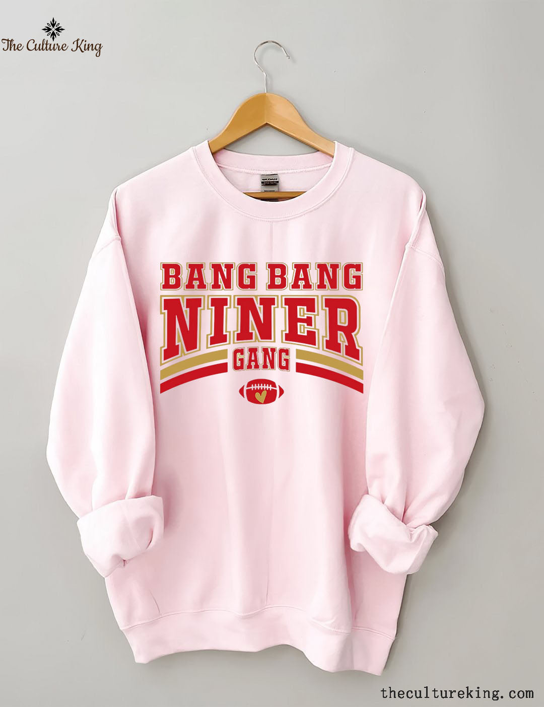 Bang Bang Niner Gang, Football Sweatshirt