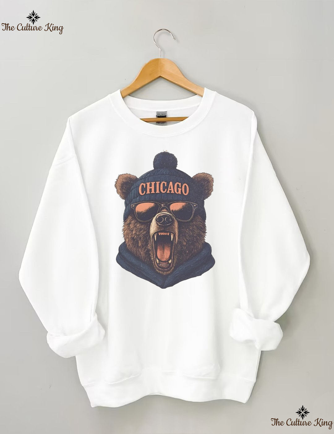 Retro Chicago Mascot Game Day Football Sweatshirt