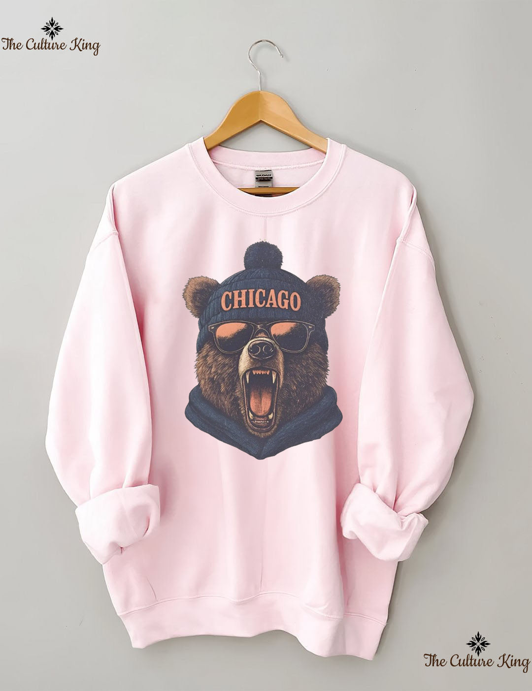 Retro Chicago Mascot Game Day Football Sweatshirt