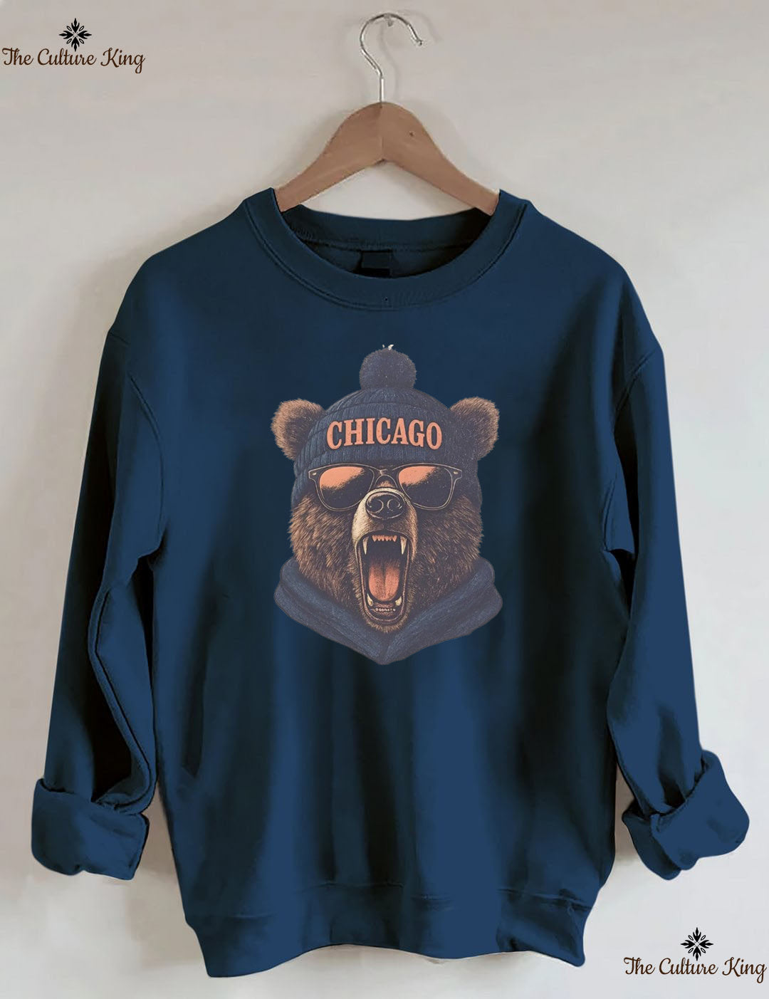 Retro Chicago Mascot Game Day Football Sweatshirt