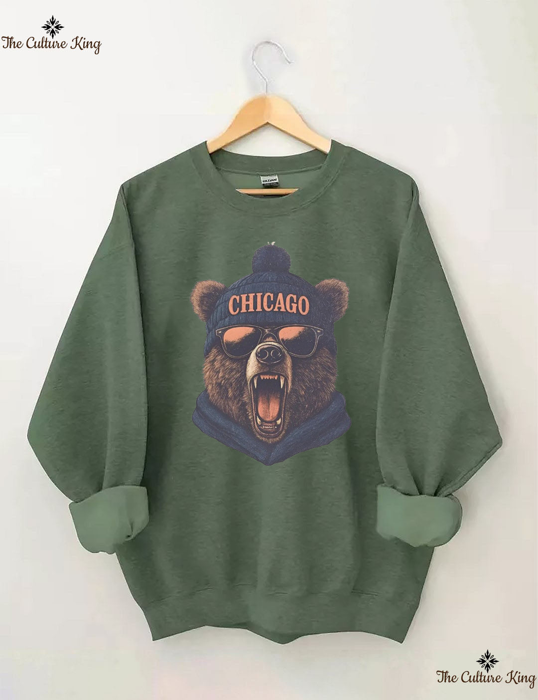 Retro Chicago Mascot Game Day Football Sweatshirt