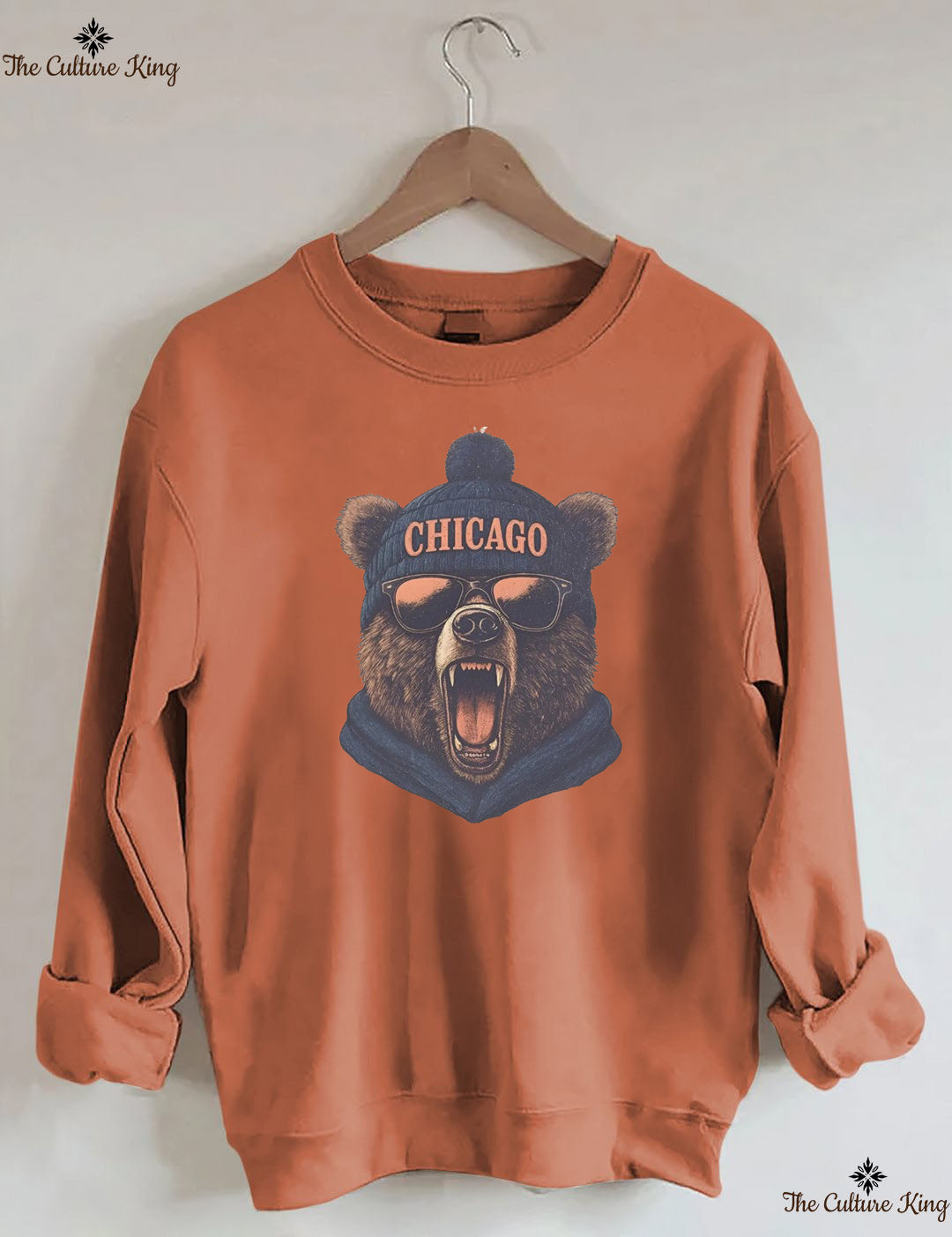 Retro Chicago Mascot Game Day Football Sweatshirt