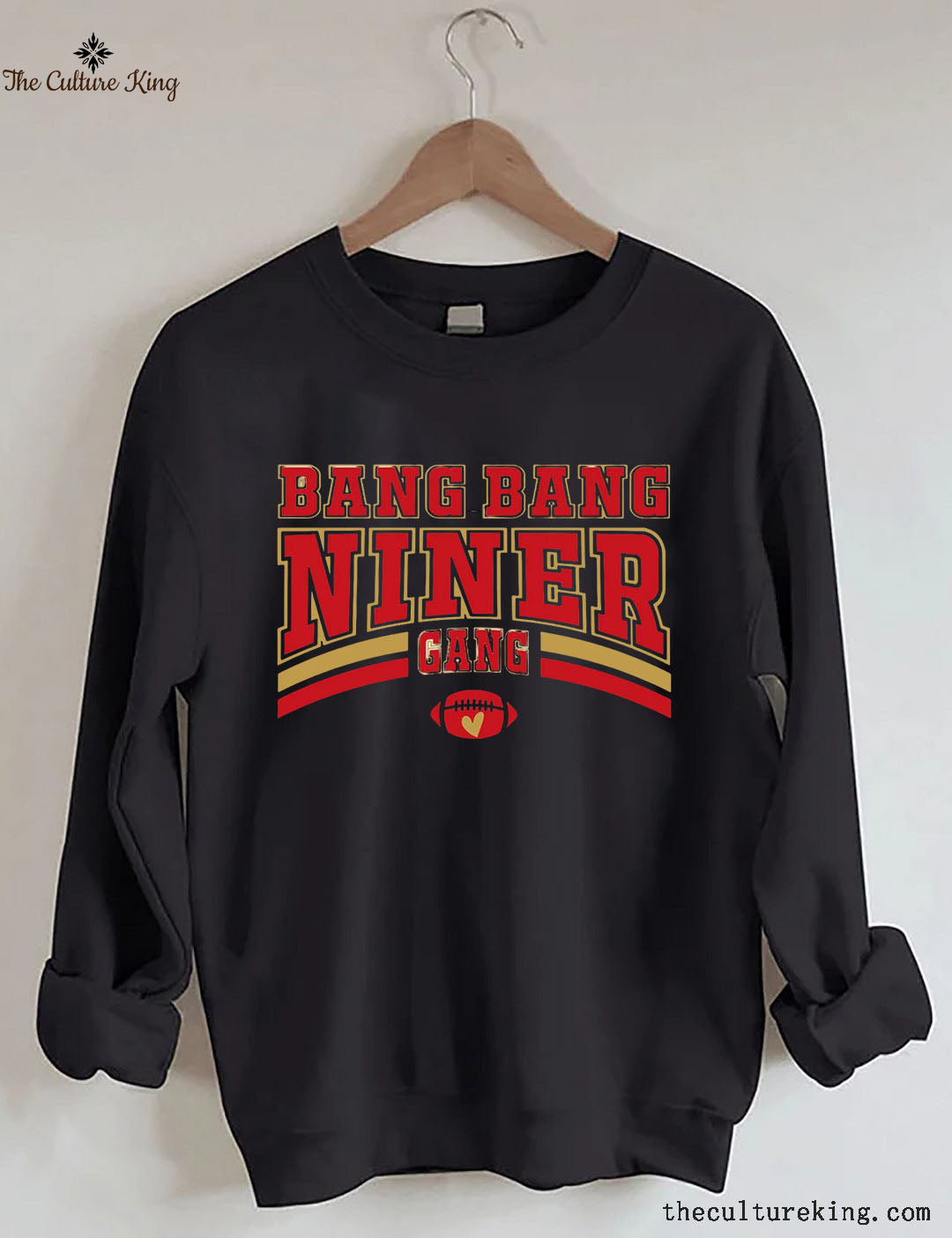 Bang Bang Niner Gang, Football Sweatshirt