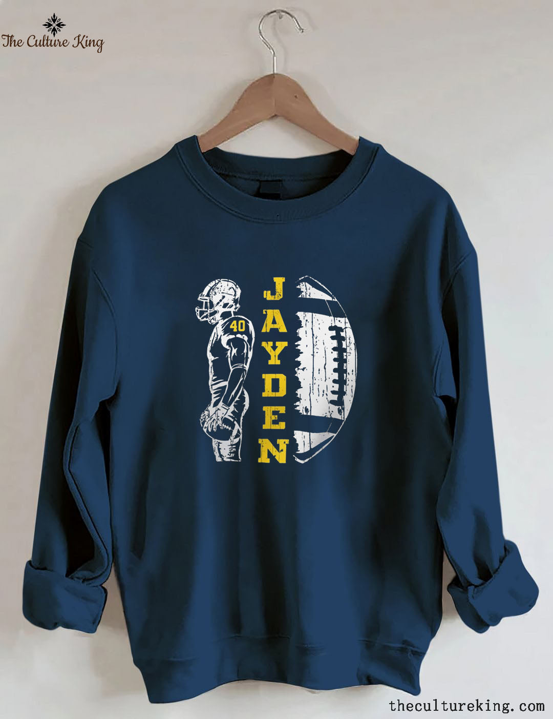 Personalized Football Sweatshirt