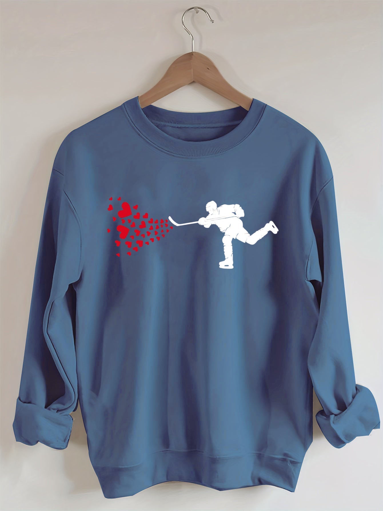 Ice Hockey Hearts Sweatshirt