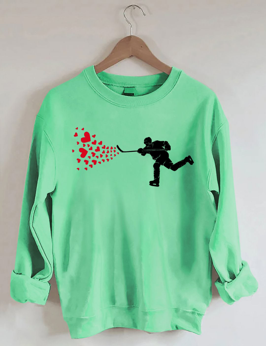 Ice Hockey Hearts Sweatshirt
