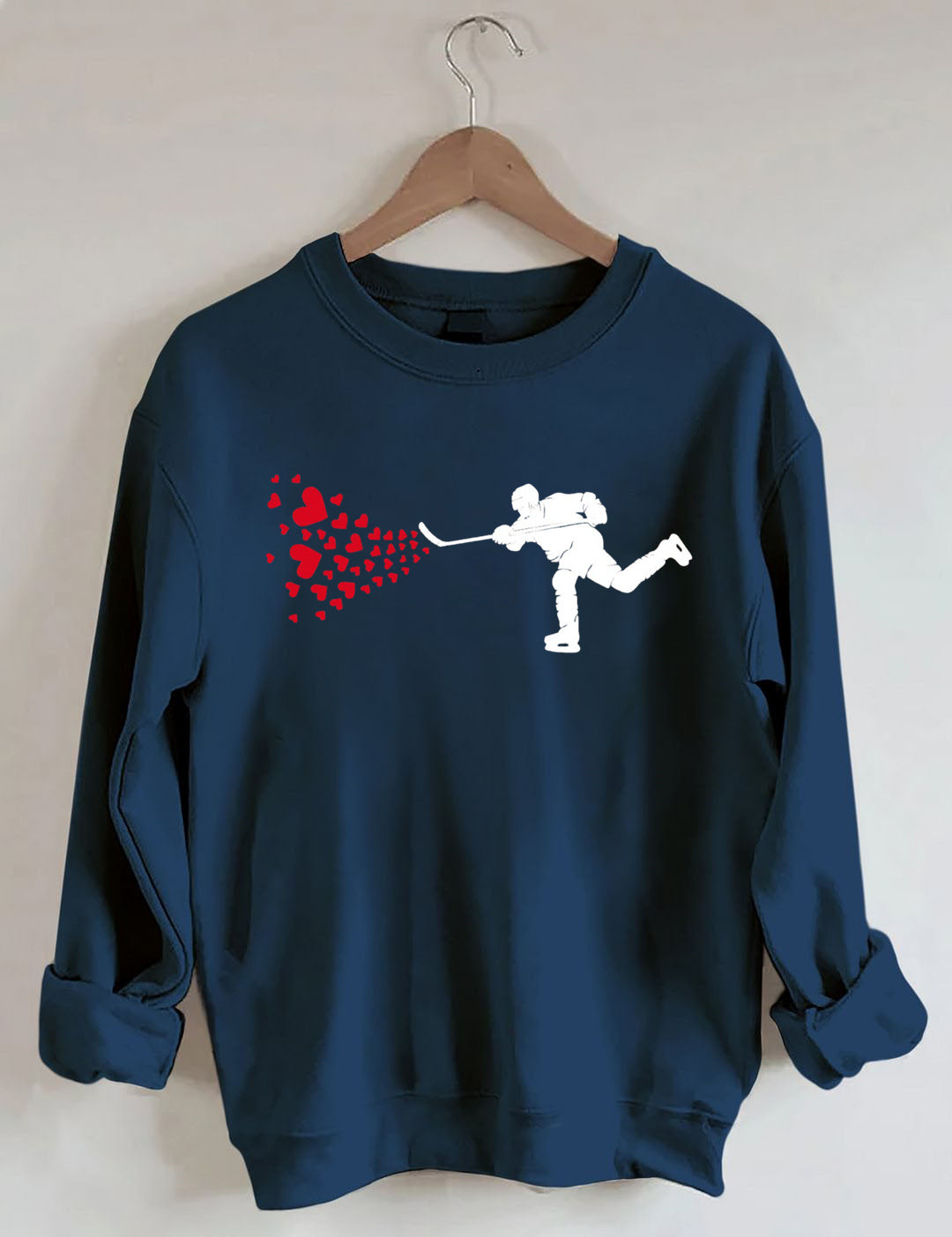 Ice Hockey Hearts Sweatshirt