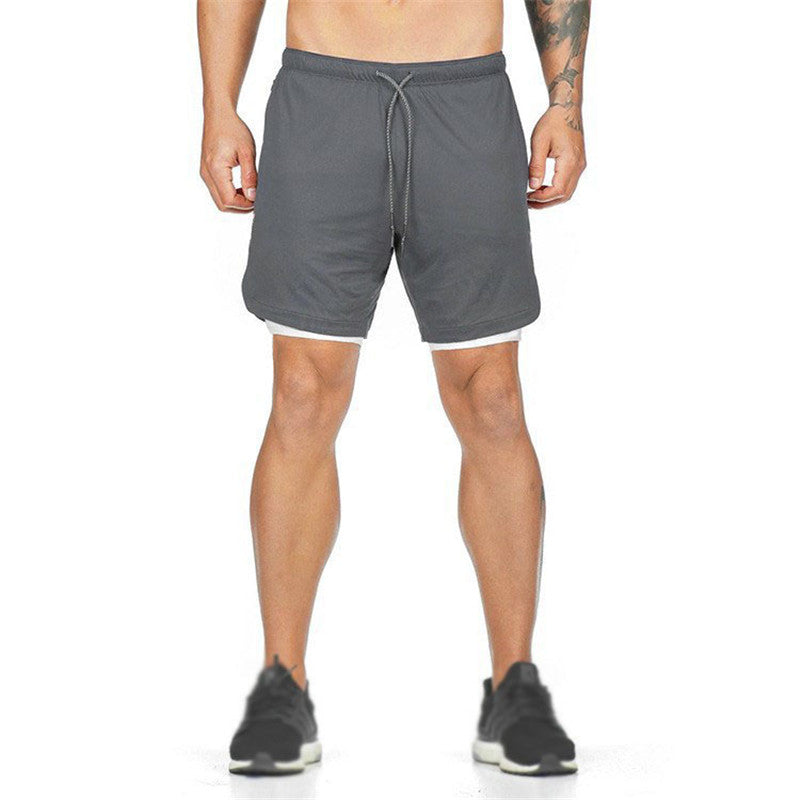 Outdoor Sports Double Breathable Fitness Shorts