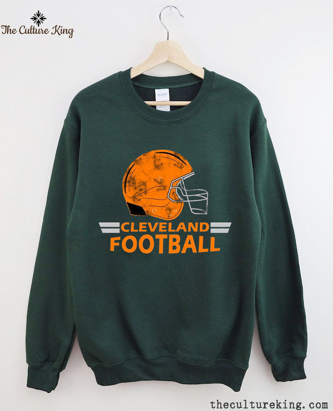 Vintage Cleveland Football Helmet  Sweatshirt