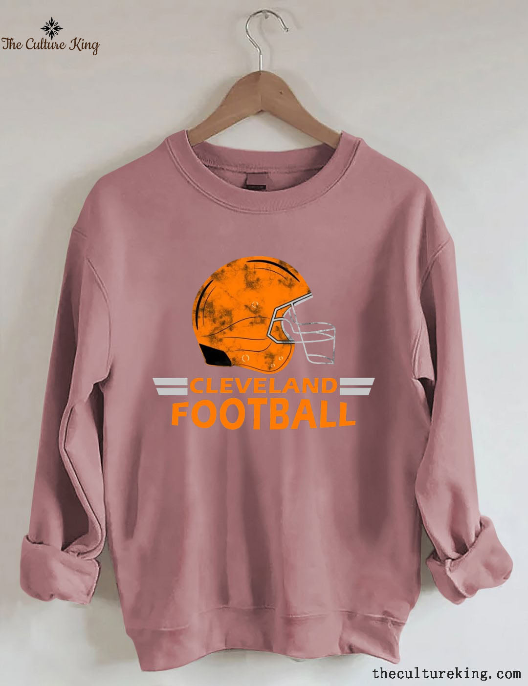 Vintage Cleveland Football Helmet  Sweatshirt