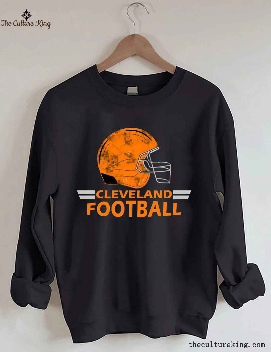 Vintage Cleveland Football Helmet  Sweatshirt