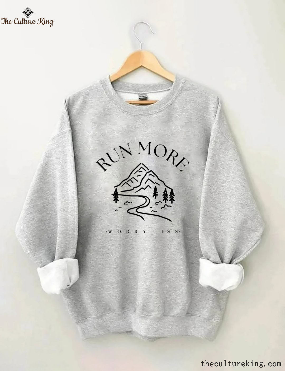 Run More Worry Less Sweatshirt