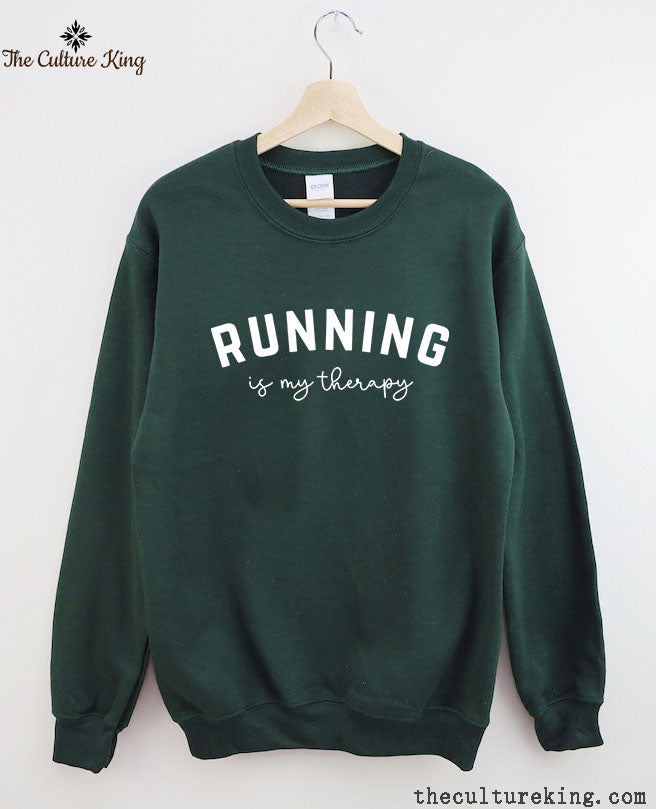 Running Is My Therapy Sweatshirt