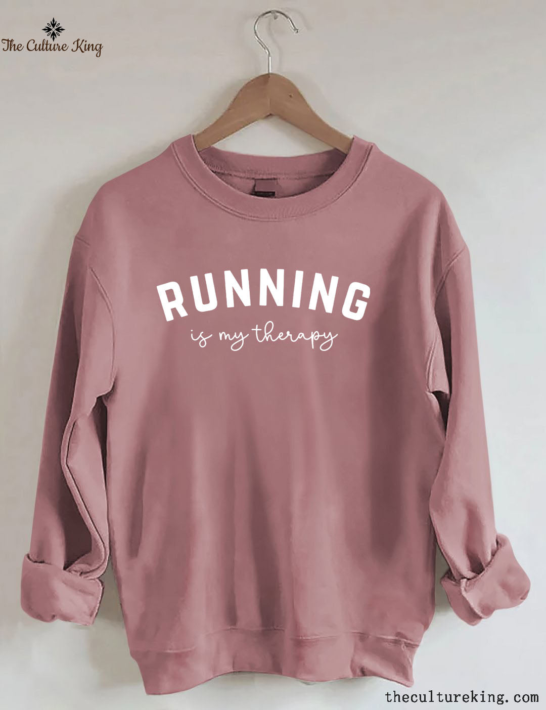 Running Is My Therapy Sweatshirt