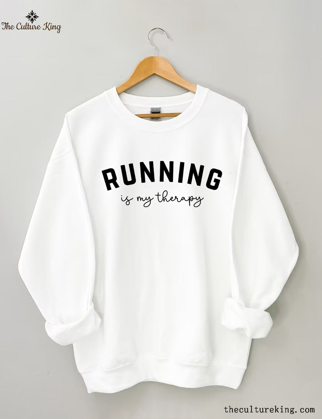 Running Is My Therapy Sweatshirt