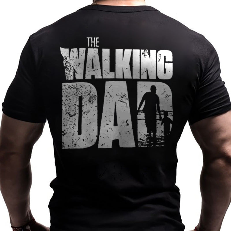 Vikings The Walking Dad Printed Men's T-shirt