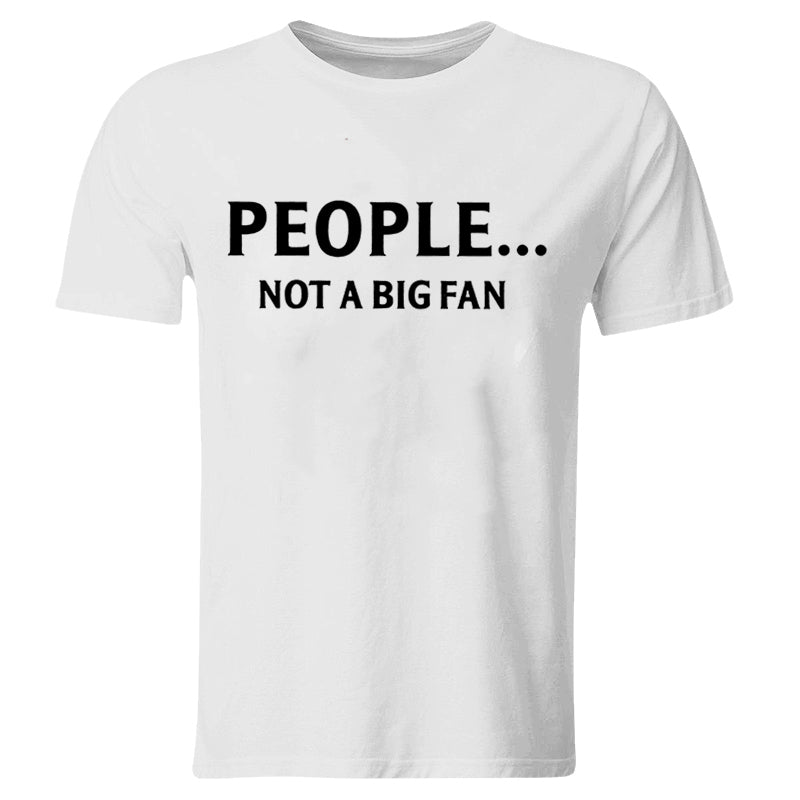 Vikings People... Not A Big Fan Printed Men's T-shirt