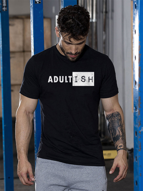 ADULT I S H Printed Men's T-shirt