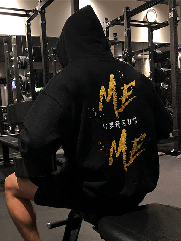 Me Versus Me Printed Men's Hoodie