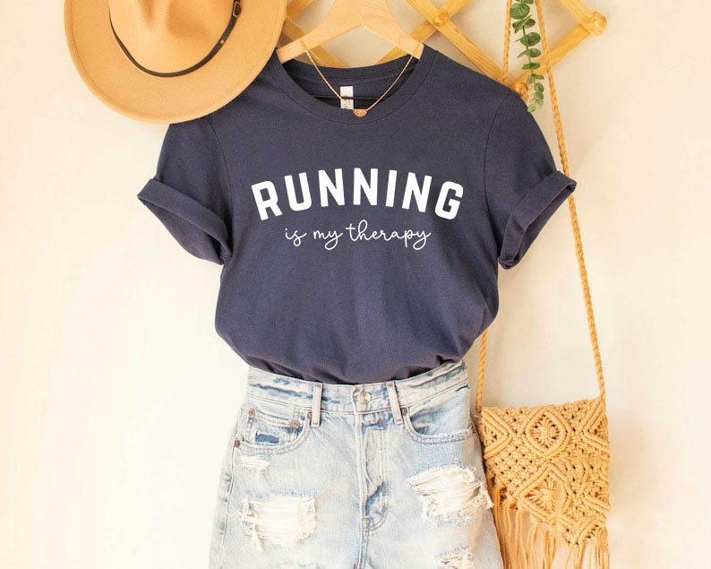 Running Is My Therapy T-shirt