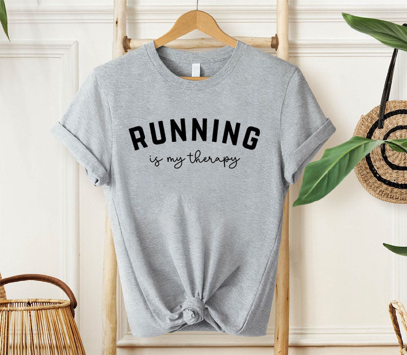 Running Is My Therapy T-shirt