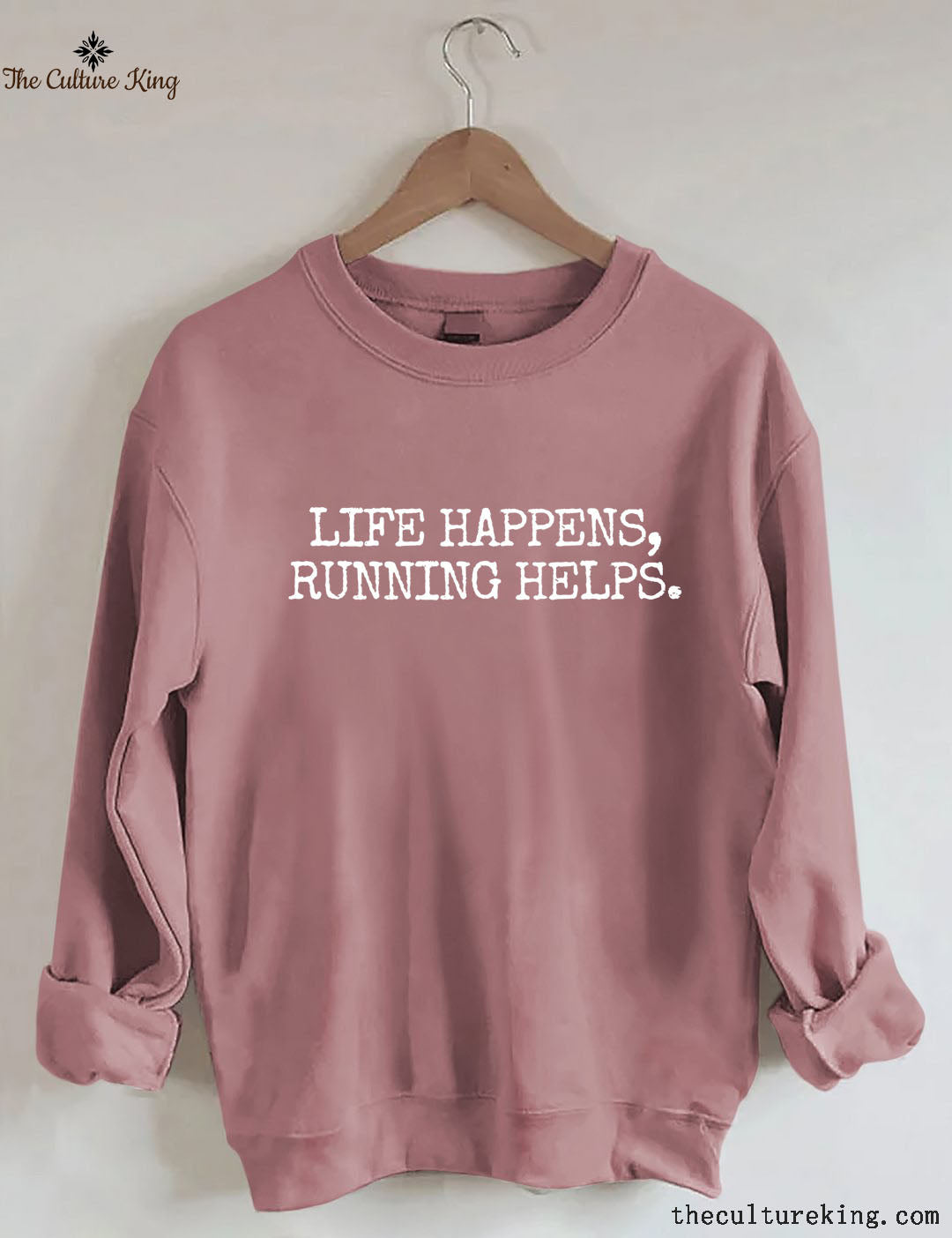 Life Happens Running Helps Sweatshir