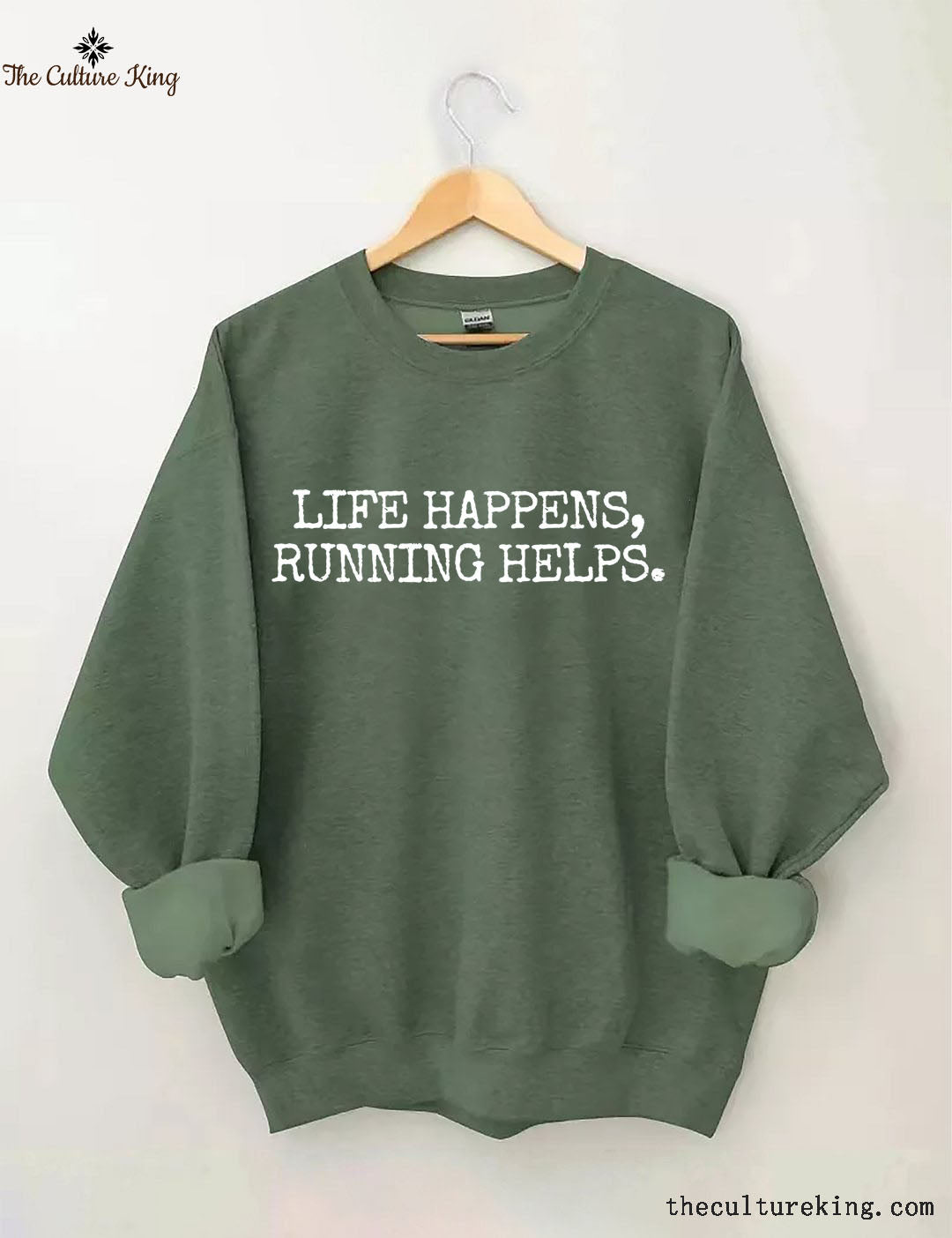 Life Happens Running Helps Sweatshir