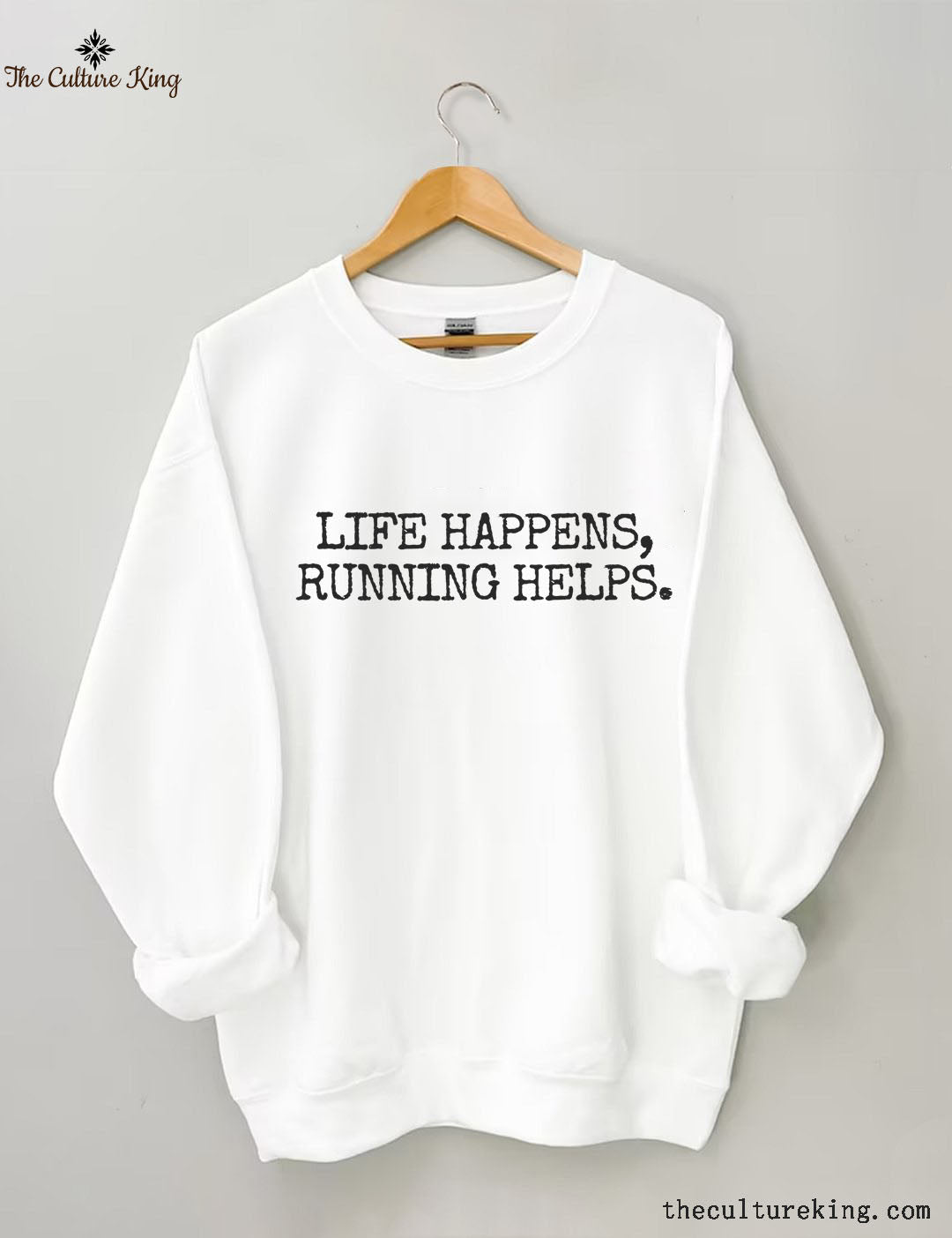 Life Happens Running Helps Sweatshir