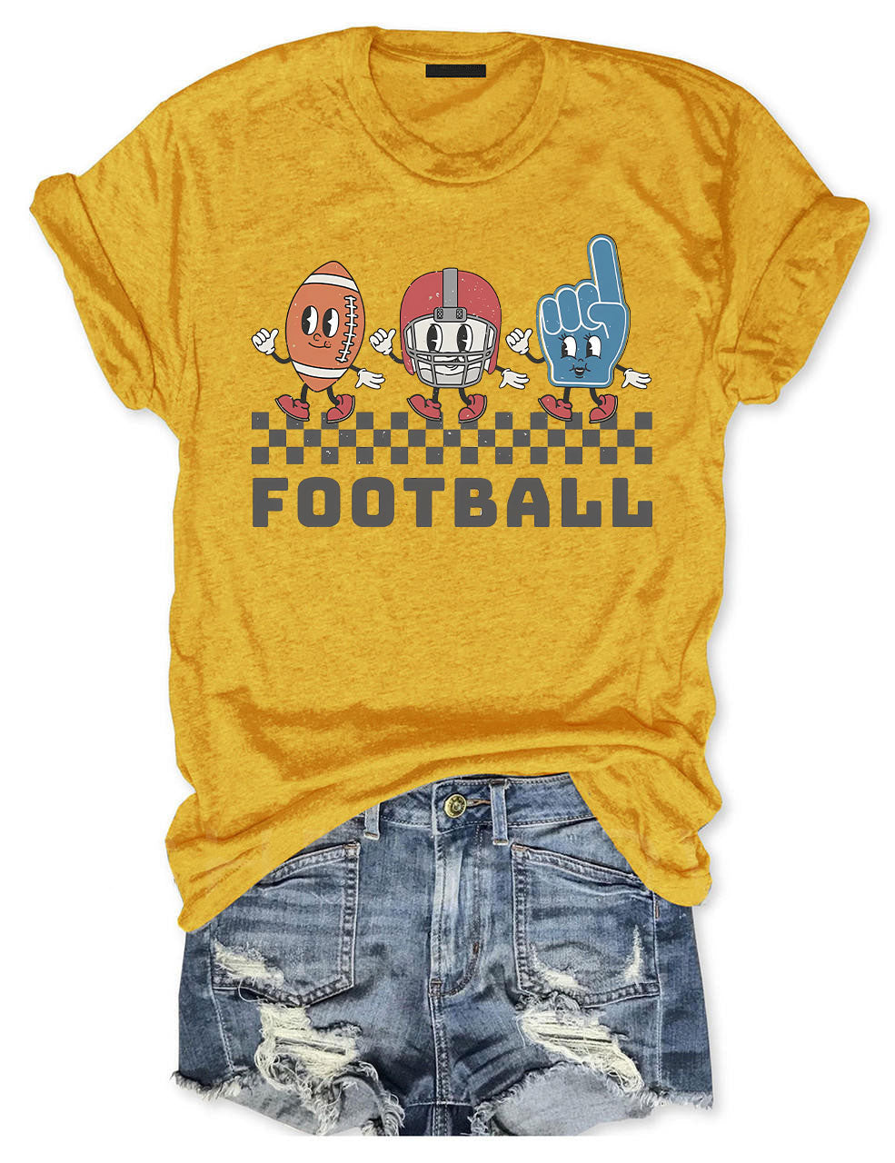 Retro Football Game Day T-Shirt