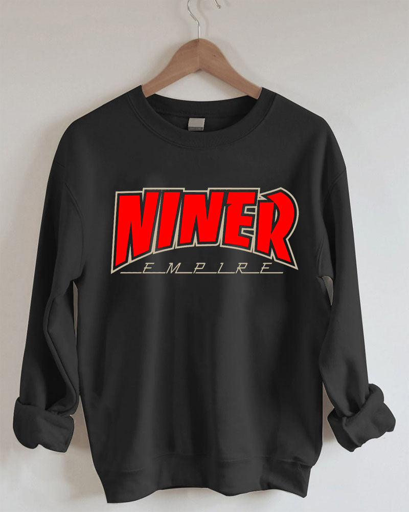 Niner Empire Football Crewneck Sweatshirt