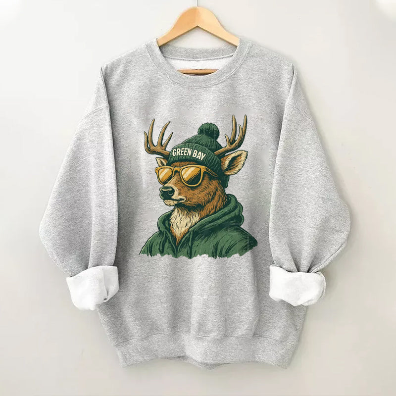 Comfort Colors Green Bay Football Mascot Sweatshirt